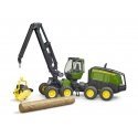 BRUDER harvester John Deere 1270G with log, 02135 BRUDER harvester John Deere 1270G with log, 02135