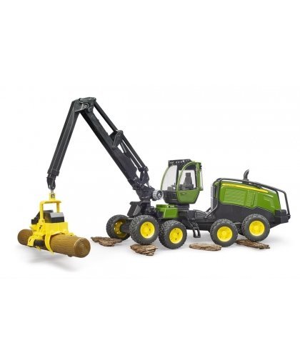 BRUDER harvester John Deere 1270G with log, 02135 – 5