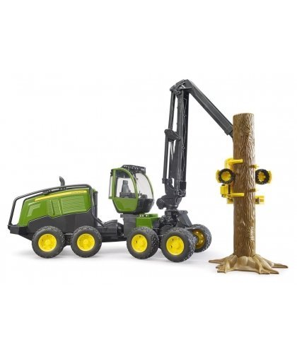 BRUDER harvester John Deere 1270G with log, 02135 – 6