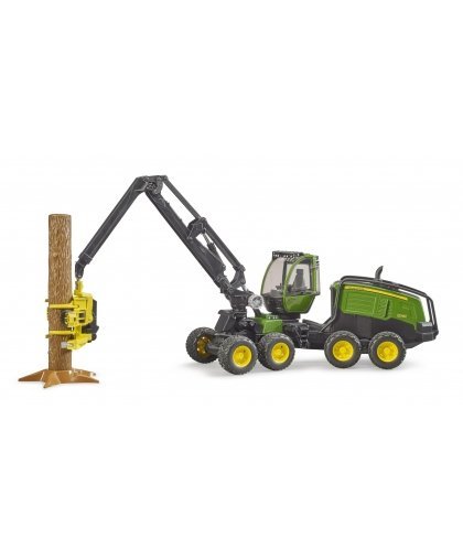 BRUDER harvester John Deere 1270G with log, 02135 – 7