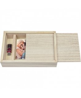 ZEP Box USB 13x18 Wood for Photos and Stick CX7557