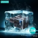 Usams T42 US-CC140 Mini Universal Fast Wall Charger 25W 1x USB-C (Type-C) Plug PD 3.0 3A Black Usams T42 US-CC140 Mini Universal Fast Wall Charger 25W 1x USB-C (Type-C) Plug PD 3.0 3A Black