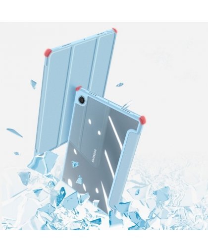 Dux Ducis Toby Slim Multi-angle Stand Book case for Samsung Galaxy A8 10.5 X200 / X205 Blue – 5