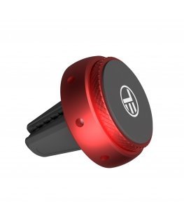 Tellur FreshDot Car Phone Holder Magnetic, Fragrance Kit Bubble Gum, Air Vent mount red