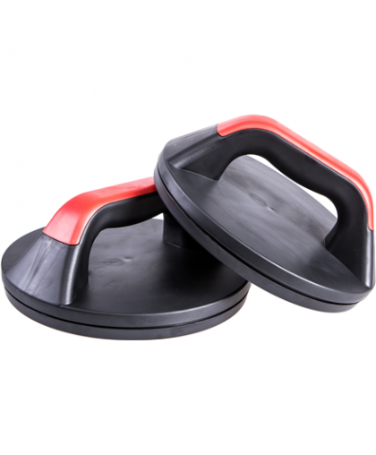 Pure2Improve Push-up Pro Set Handles for push-ups, Juodas/Raudona, 100% Polypropylene – 2