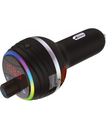 Peiying FM car transmitter with bluetooth function and two USB sockets – 6