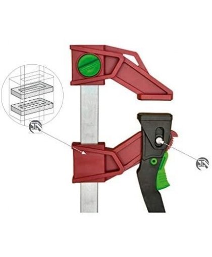 Quick fix clamp PAL plastic, 30cm * 8, max 120kg PIHER – 16