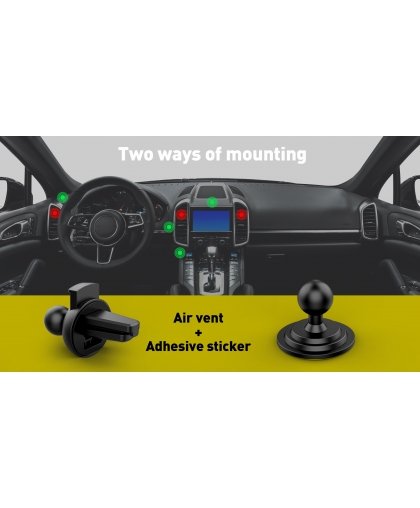 Tellur Gravity CMH20 car phone holder juodas – 6
