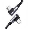 Angle cable USB-C to USB-C UGREEN US335, 5A, 100W, 1m (black) Angle cable USB-C to USB-C UGREEN US335, 5A, 100W, 1m (black)