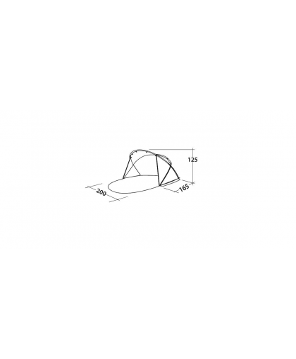 Easy Camp Shell Tent Grey – 2