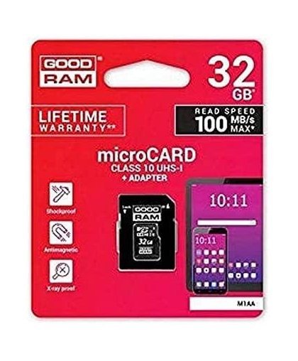 GoodRam Karta Micro SD 256GB CL10 UHS I + adapter – 7