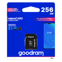 GoodRam Karta Micro SD 256GB CL10 UHS I + adapter