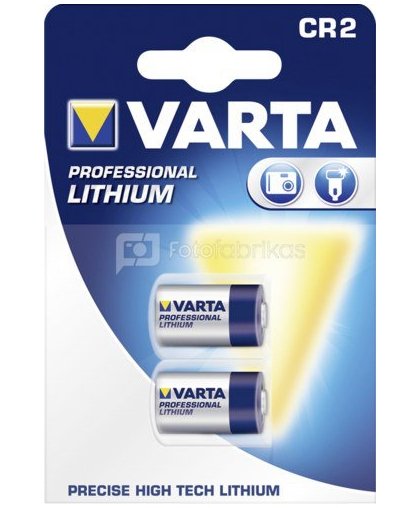 10x2 Varta Professional CR 2 PU inner box