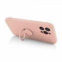 Mocco Pastel Ring Silicone Back Case Aizmugurējais Silikona Apvalks Priekš Samsung Galaxy S22 Plus 5G Rozā
