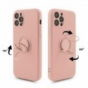 Mocco Pastel Ring Silicone Back Case for Samsung Galaxy S22 Plus 5G Pink