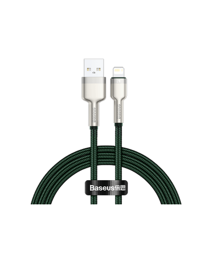 USB cable for Lightning Baseus Cafule, 2.4A, 1m (green) – 2