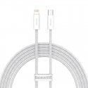 USB kabelis Baseus Dynamic iš Type-C į Lightning 20W 2.0m baltas CALD000102 USB kabelis Baseus Dynamic iš Type-C į Lightning 20W 2.0m baltas CALD000102