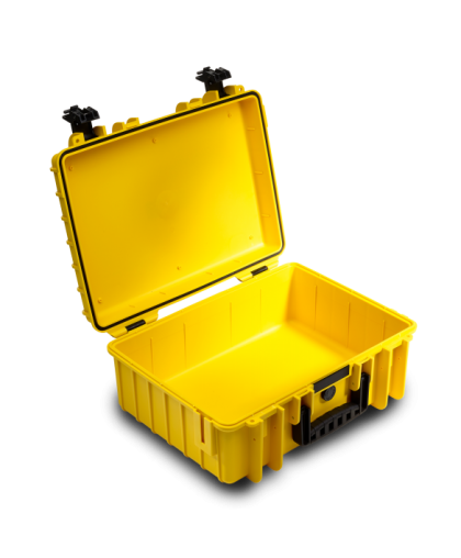 B&W Outdoor Case Type 5000 yellow with pre-cut foam insert – 2