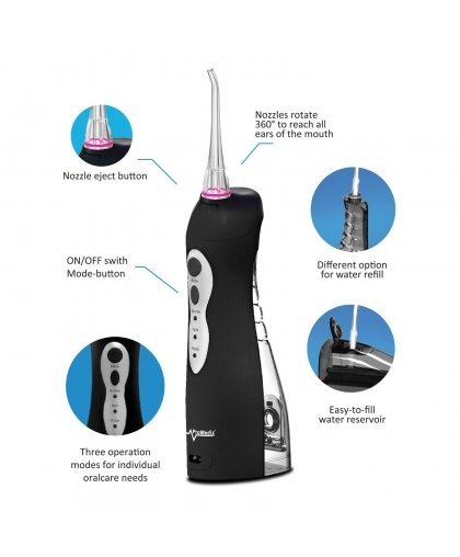 Mouth irrigator ProMedix PR-770, black – 12