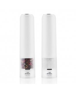 ETA Salt And Pepper Mill Molino ETA092890000 Housing material Plastic, AAA, White