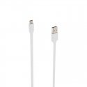 DCO Durable TPE Universal Micro USB to USB Data & Fast 2.4A Charger Cable 1m White DCO Durable TPE Universal Micro USB to USB Data & Fast 2.4A Charger Cable 1m White