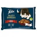 FELIX Tasty Shreds with beef and chicken - 4x 80g FELIX Tasty Shreds with beef and chicken - 4x 80g