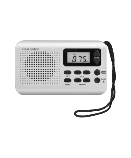 Kruger & Matz KM 819 Portable radio, light gray – 2