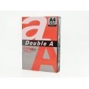 Spalvotas popierius Double A, 80g, A4, 500 lapų, Raudona