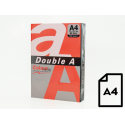 Spalvotas popierius Double A, 80g, A4, 500 lapų, Raudona