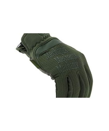 Mechanix Wear Gloves Mechanix FastFit® Olive Drab, green size 9 / L. Wrinkled cuff, faux leather, TrekDry® – 12