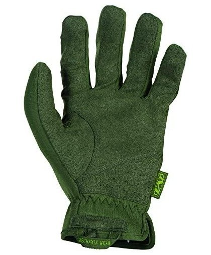 Mechanix Wear Pirštinės Mechanix FastFit® Olive Drab, žalios 9/L dydis. Rauktas rankogalis, dirbtinė oda, TrekDry® – 27