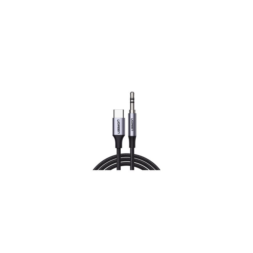 USB-C cable UGREEN CM450 to 3.5mm AUX mini jack, 1m (black) – 2