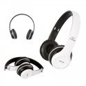 iWear BITS Noise Cancell Foldable Bluetooth 5.0 Wireless Headset FM Radio / MP3 Mico SD and Phone call White