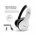 iWear BITS Noise Cancell Foldable Bluetooth 5.0 Wireless Headset FM Radio / MP3 Mico SD and Phone call White