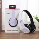 iWear BITS Noise Cancell Foldable Bluetooth 5.0 Wireless Headset FM Radio / MP3 Mico SD and Phone call White