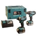 Makita tool set DLX2127MJ 18V 2X4,0Ah Li-ion (DDF482 + DTD152) Makita tool set DLX2127MJ 18V 2X4,0Ah Li-ion (DDF482 + DTD152)