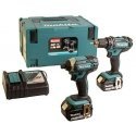 Makita tool set DLX2127MJ 18V 2X4,0Ah Li-ion (DDF482 + DTD152) Makita tool set DLX2127MJ 18V 2X4,0Ah Li-ion (DDF482 + DTD152)