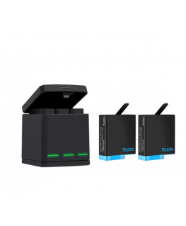 Telesin 3-slot charger box for GoPro Hero 8 + 2 batteries (GP-BNC-801)
