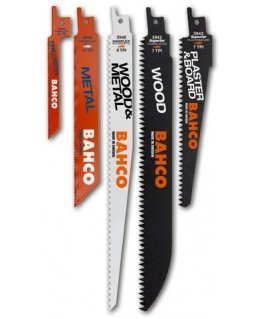 Bahco Set of straight saw blades Sandflex bimetal MIX for wood, gypsum board and metal 10pcs.