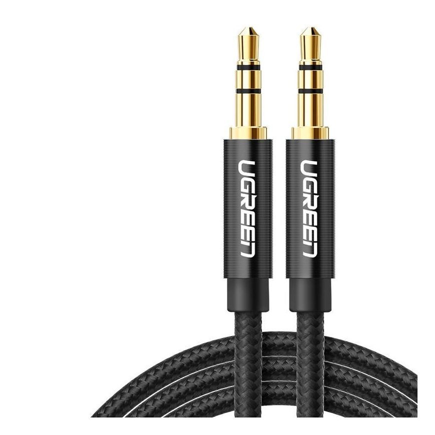 UGREEN AV112 Mini jack cable 3.5mm AUX 2m (black)