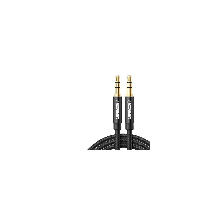 UGREEN AV112 Mini jack cable 3.5mm AUX 2m (black) – 2