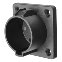 Wall bracket DELTACO e-Charge for Type 1 charging connector, protects against dirt, black / EV-5101
