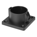 Wall bracket DELTACO e-Charge for Type 1 charging connector, protects against dirt, black / EV-5101