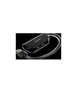 USB Splitter Hama 4 ligzdas USB 2.0 00300081