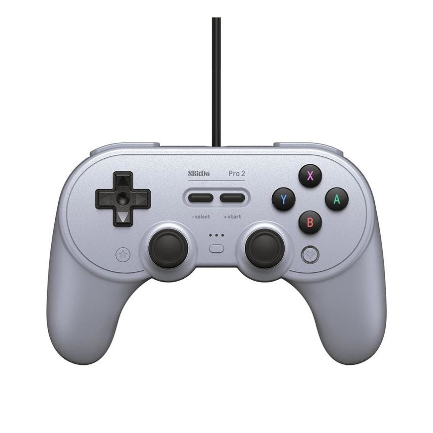 8BitDo Pro 2 Wired Gray Edition -peliohjain Switch / PC