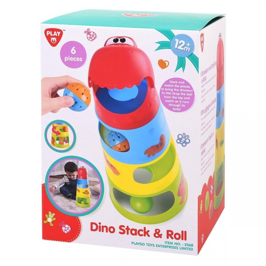 PLAYGO INFANT & TODDLER Educational toy Set and roll Dino, 2368 – 2