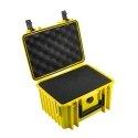 B&W Outdoor Case Type 4000 yellow incl. pre-cut foam