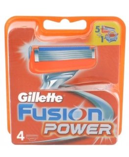 Gillete Skustuvo galvutės GILLETTE FUSION Power, 4 vnt.