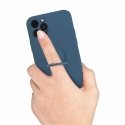 Mocco Pastel Ring Silicone Back Case Aizmugurējais Silikona Apvalks Priekš Samsung Galaxy S22 Plus 5G Zils