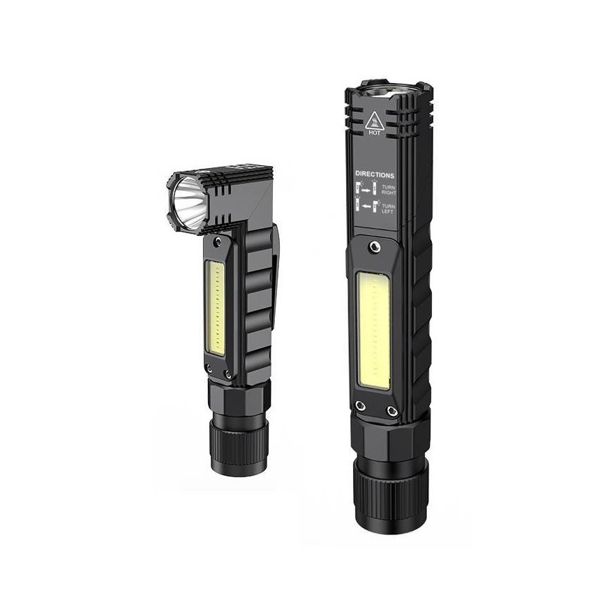 Superfire G19 multifunction flashlight, 200lm, USB